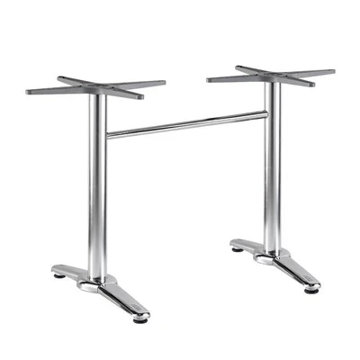 Bases para mesa externa de alumínio para mesa larga