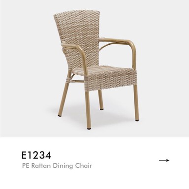 Cadeiras e conjuntos de mesa de vime Móveis para exteriores