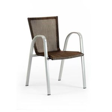 Cadeiras de tecido para exteriores, móveis de pátio